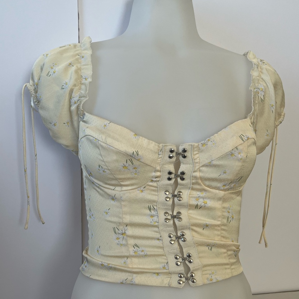 Princess Polly Butter Yellow Top